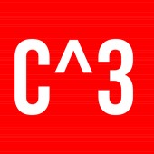 C^3 logo that is just letters